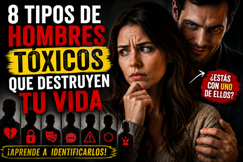 SI ÉL HACE ESTAS 8 COSAS, ¡HUYE! 🚩 Hombres Tóxicos que Debes Evitar